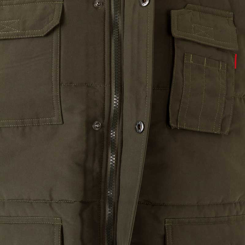 Chaleco de trabajo acolchado verde caza - Velilla 108