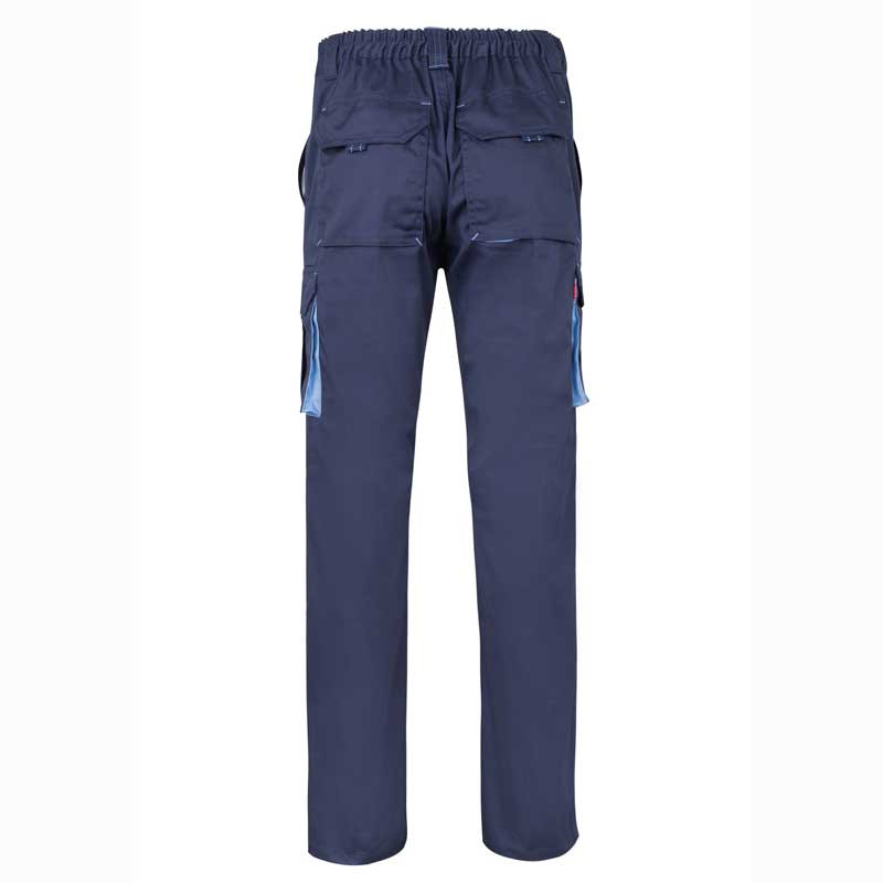 Pantalón de trabajo bicolor azul navy - Velilla 103004