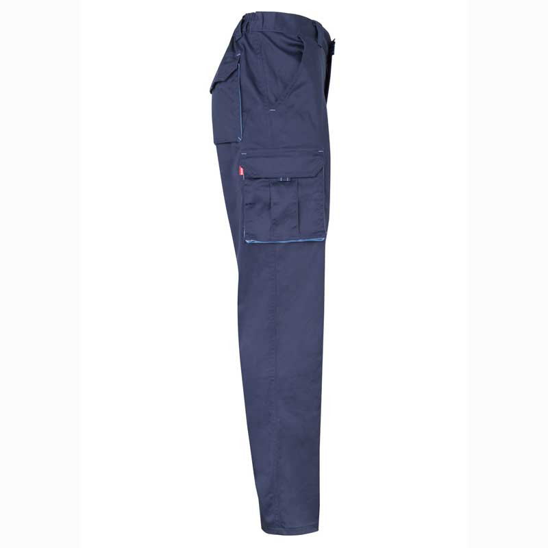 Pantalón de trabajo bicolor azul navy - Velilla 103004