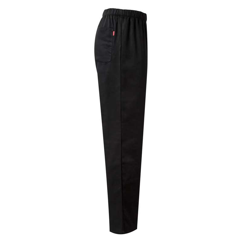 Pantalón laboral sanitario con goma negro 333 Velilla - casadelasbatas.com