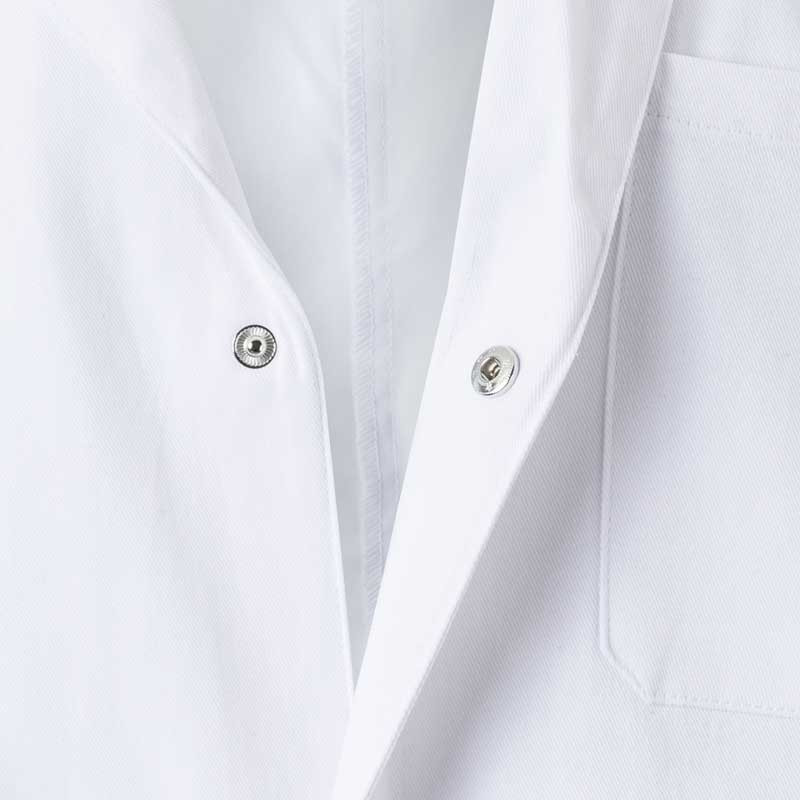 Bata de laboratorio con automáticos de algodón 539005 Velilla- Envío 24 / 48 horas