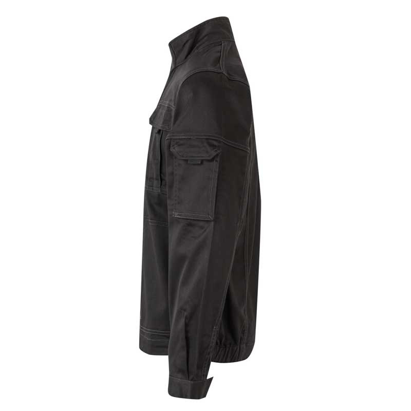 Cazadora de trabajo negra tejido elástico Stretch - Velilla 106002S