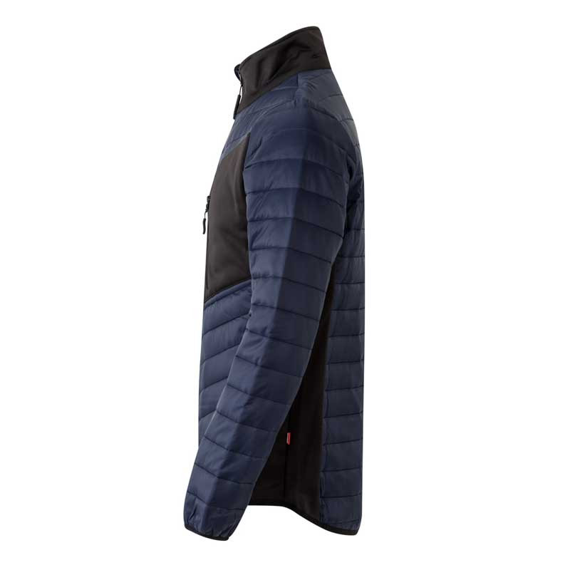 Chaqueta acolchada ligera bicolor azul Navy y negra - Velilla 206009