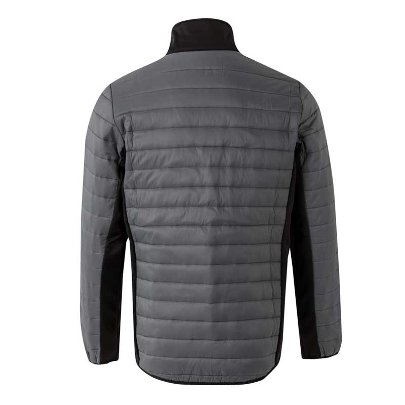 Chaqueta de trabajo acolchada gris y negra - Velilla 206009