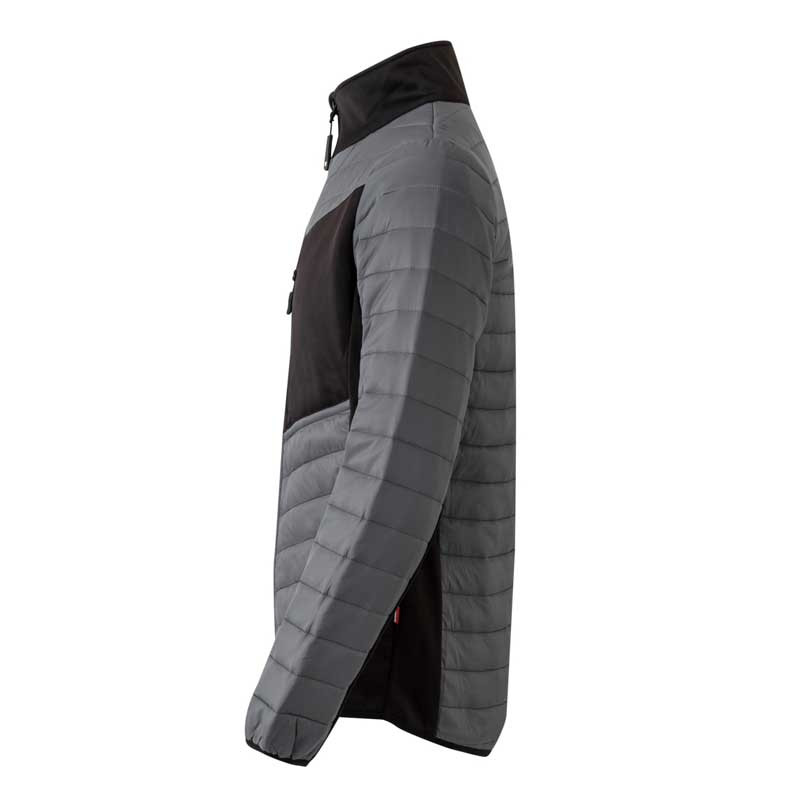 Chaqueta de trabajo acolchada gris y negra - Velilla 206009