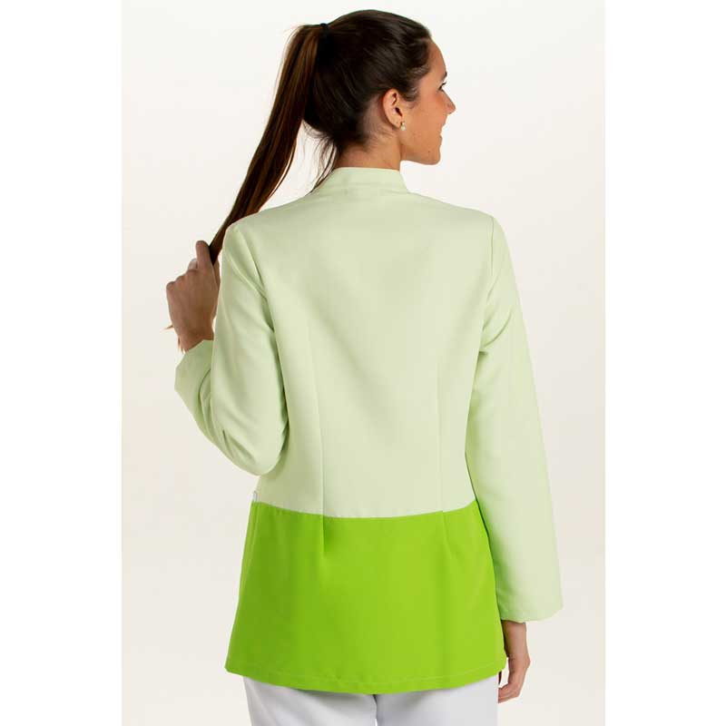 Chaqueta sanitaria de mujer bicolor manga larga - Dyneke 8805489