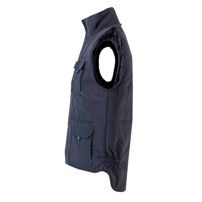 Chaleco de trabajo acolchado azul Navy bicolor- Velilla 205902