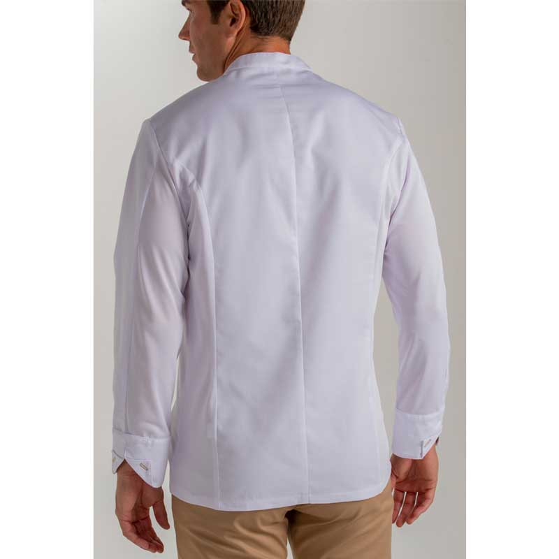 Chaqueta blanca hostelería botón madera - Dyneke 8801700