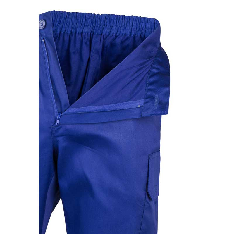 Pantalón de trabajo forrado multibolsillos azulina - Velilla