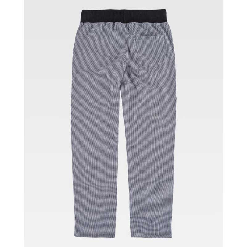 Pantalón cocina Pata de Gallo cintura de goma - Workteam B5925