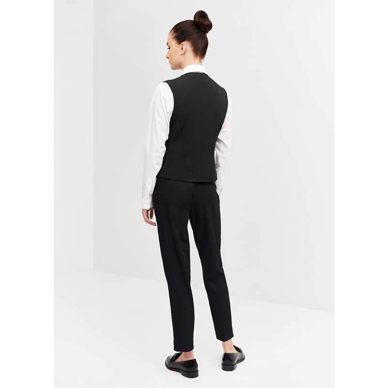 Chaleco de camarera con cremallera Slim Fit - Monza 4028