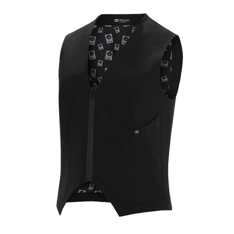 Chaleco de camarera con cremallera Slim Fit - Monza 4028