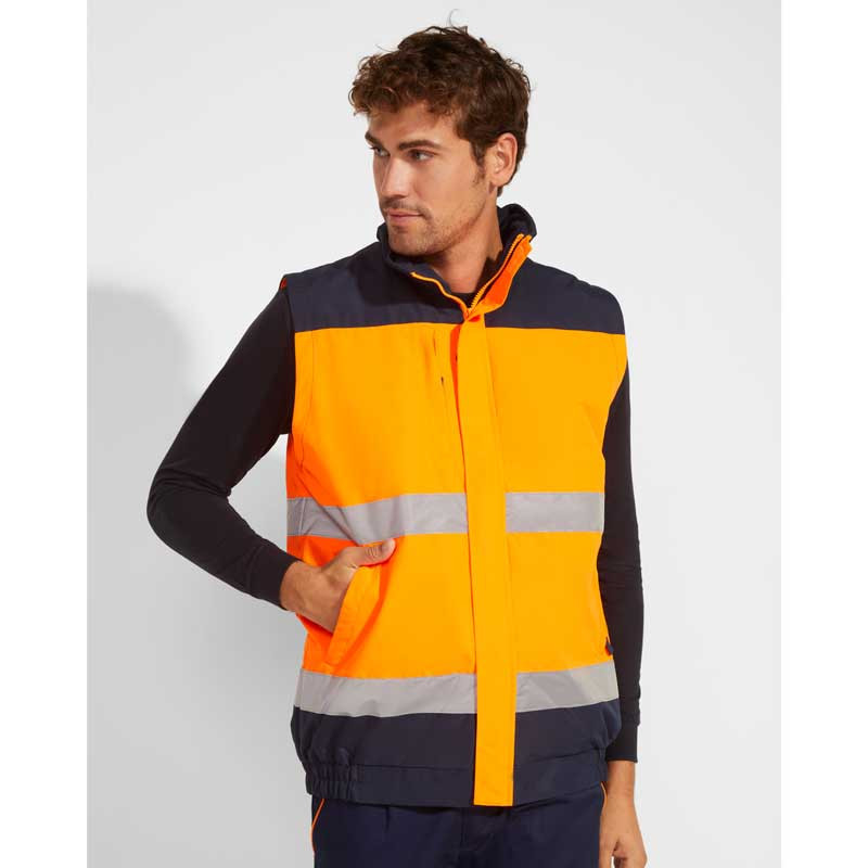 Parka alta visibilidad combinada desmontable Epsylon - Roly 9304