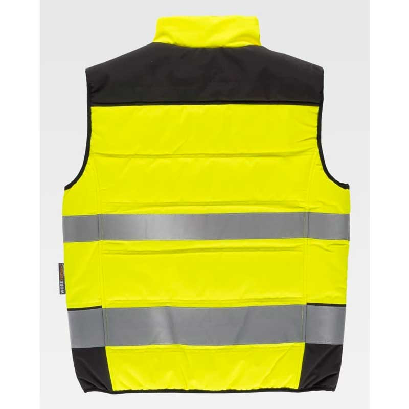 Chaleco acolchado alta visibilidad combinado - Workteam C2950