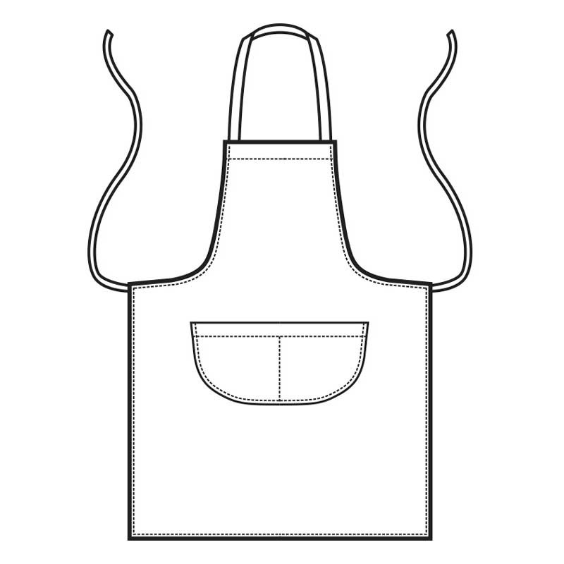Delantal Pettorina estampado Iconos - Isacco 087168