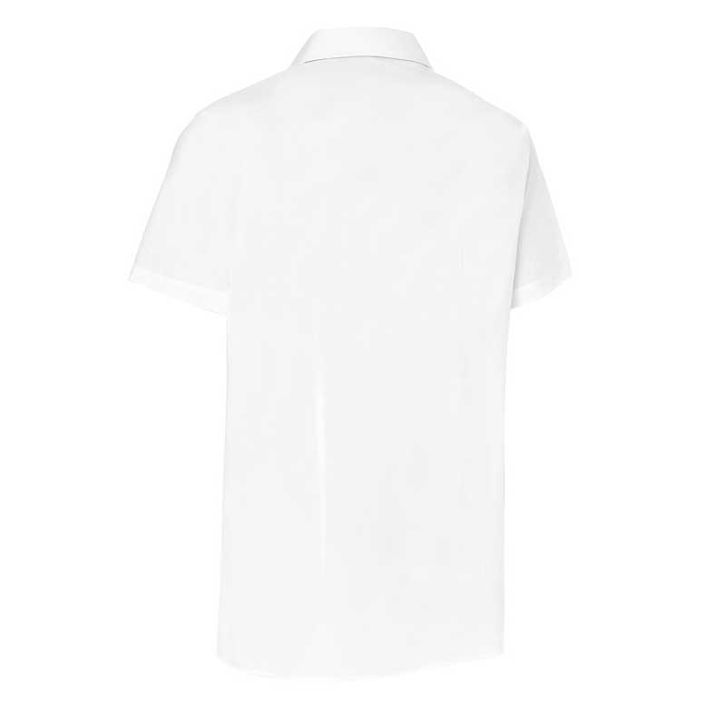 Camisa hostelería manga corta cuello italiano Slim Fit - Monza 2142