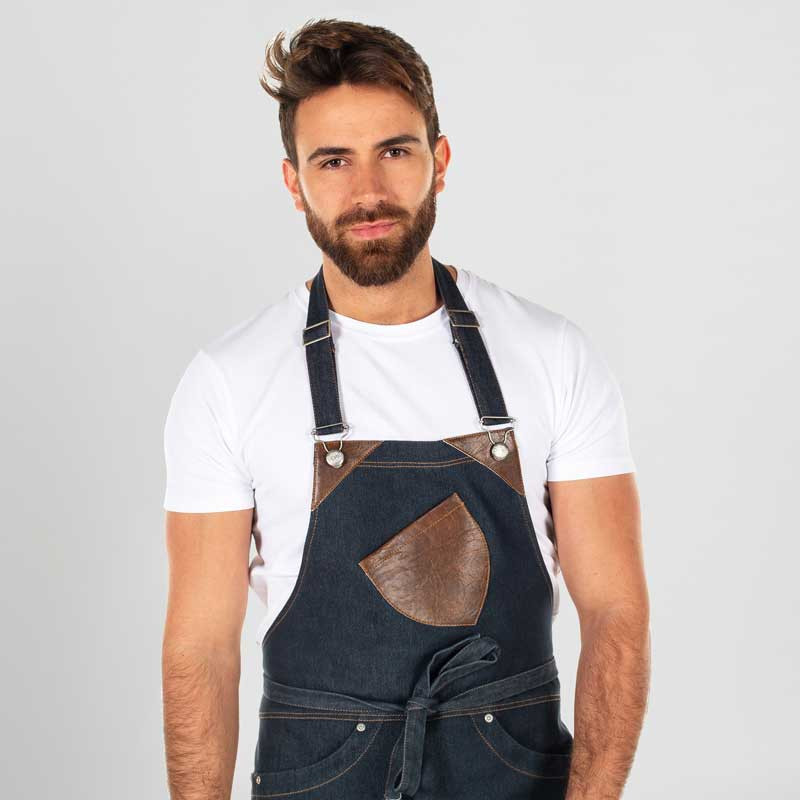 Delantal vaquero con peto en varios colores Teneré - Gary's 155300
