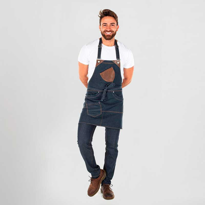 Delantal vaquero con peto en varios colores Teneré - Gary's 155300
