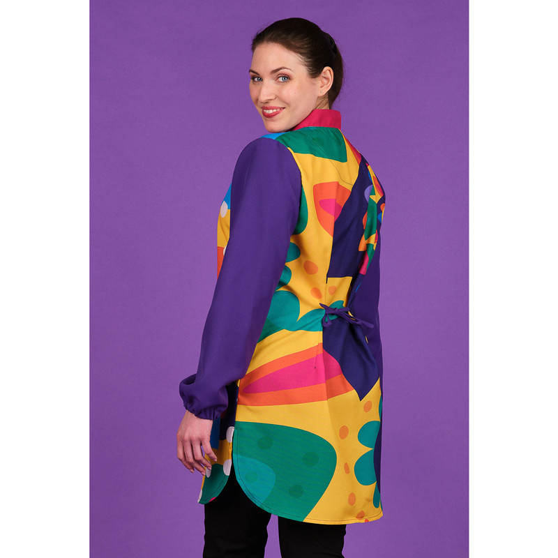 Bata maestra Camaleón color morado - Lacla 52305674
