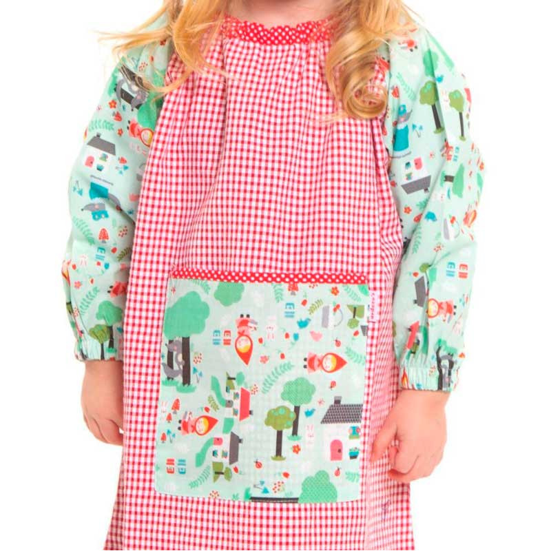 Babi infantil con goma Caperucita