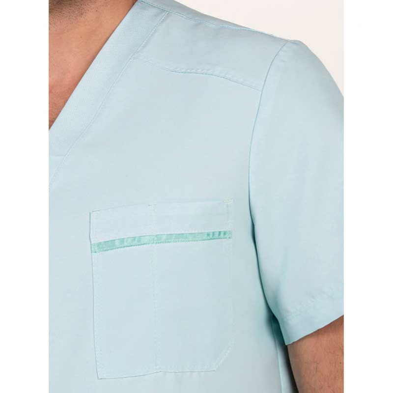 Camisola hombre sanidad microfibra y punto verde - Dyneke
