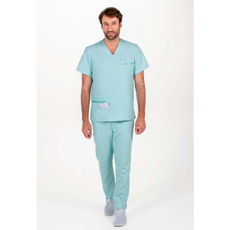 Camisola hombre sanidad microfibra y punto verde - Dyneke