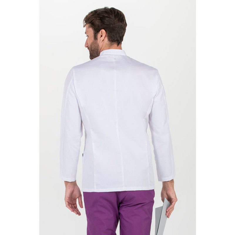 Chaqueta sanidad manga larga contraste morado - Dyneke 8073859