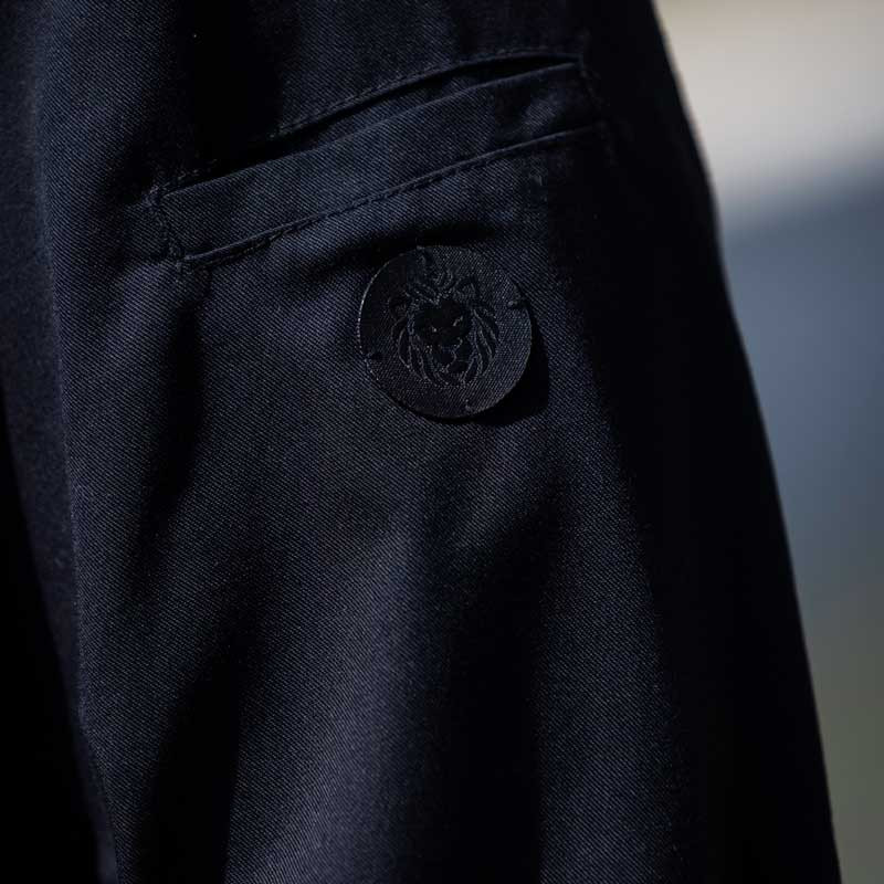 Chaqueta de cocina negra Roi espalda Coolmax - Roger