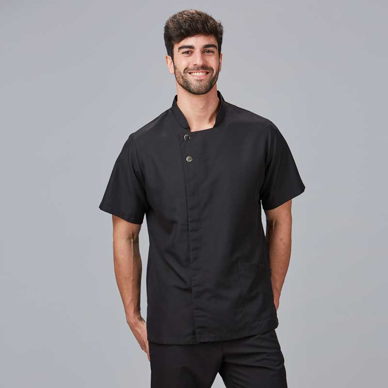 Chaqueta farmacia hombre gris con corchetes Milos - Gary's 610600