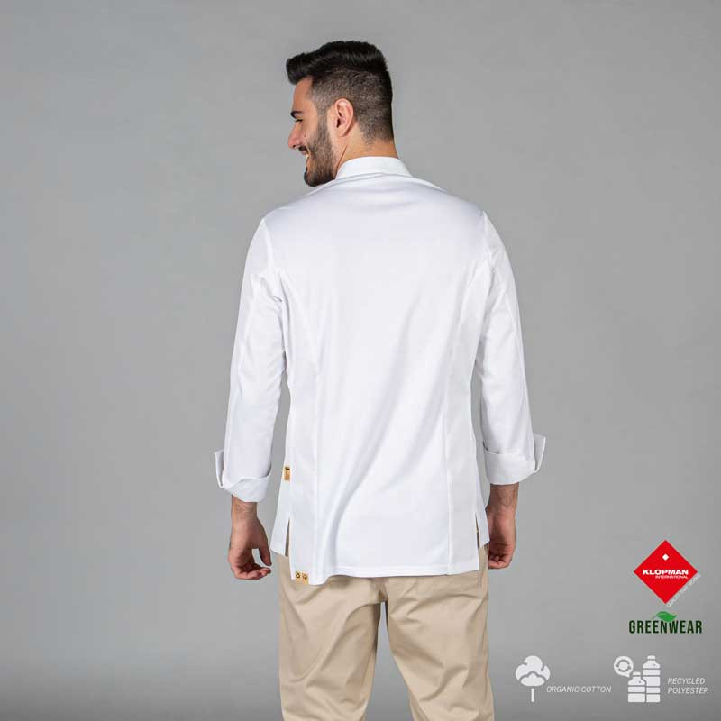 Chaqueta cocina Haro tejido reciclado y orgánico Klopman - Gary's 942400