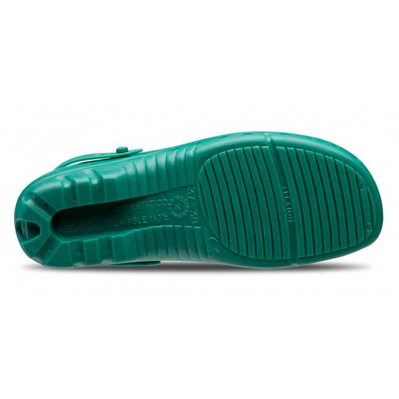 Zueco quirófano Técnico verde - Feliz Caminar