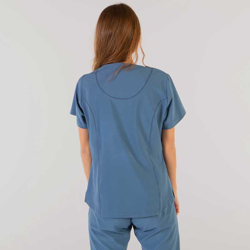 Camisola de mujer azul grisáceo microfibra 360 Rosalía - Gary's