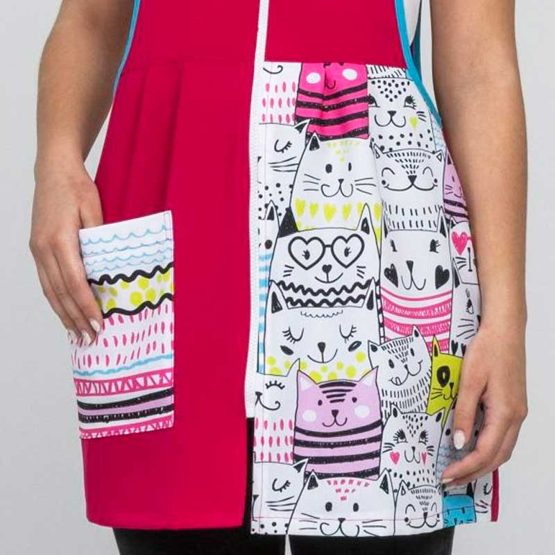 Pichi maestra fucsia Gatitos - Magasa