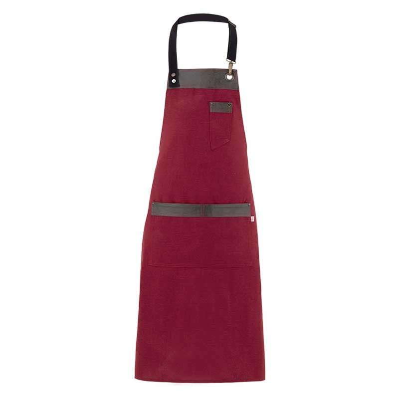 Delantal peto burdeos Tropez - Giblor's
