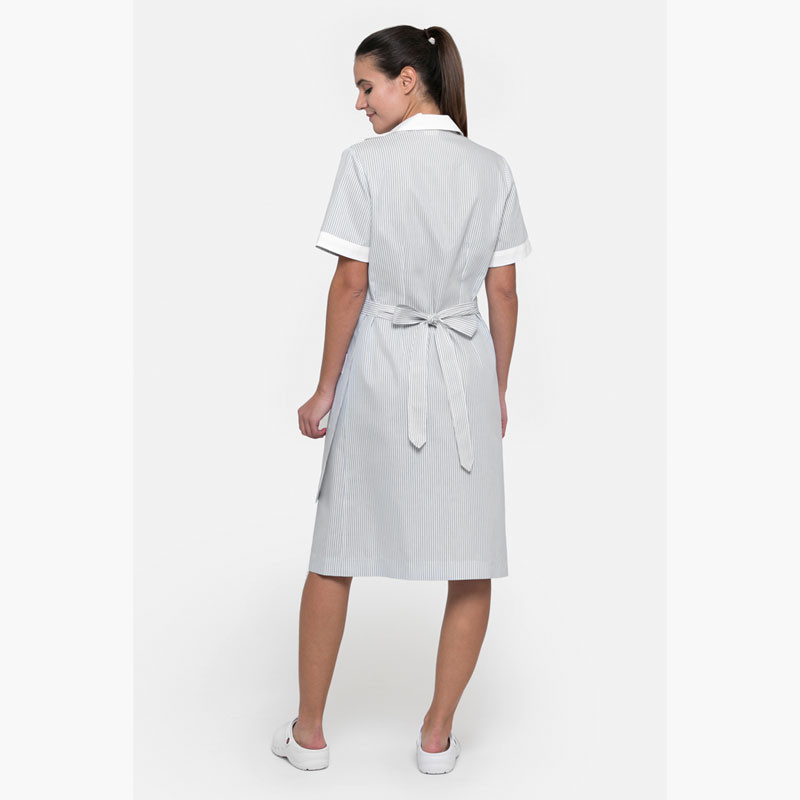 Conjunto servicio doméstico raya gris Hellin Creyconfe - Envío 24 / 48 horas
