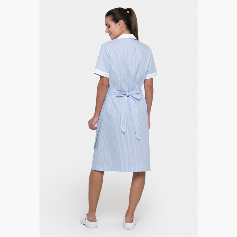 Conjunto servicio raya azul celeste Hellin Creyconfe - Envío 24 / 48 horas