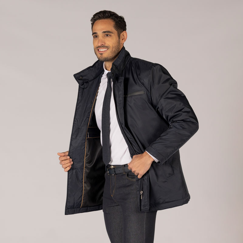 Parka hombre forrada azul marino - Gary's 800029