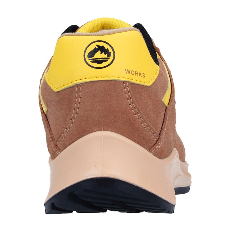 Zapato de seguridad color Camel Dakar - J'hayber Works 85620-1