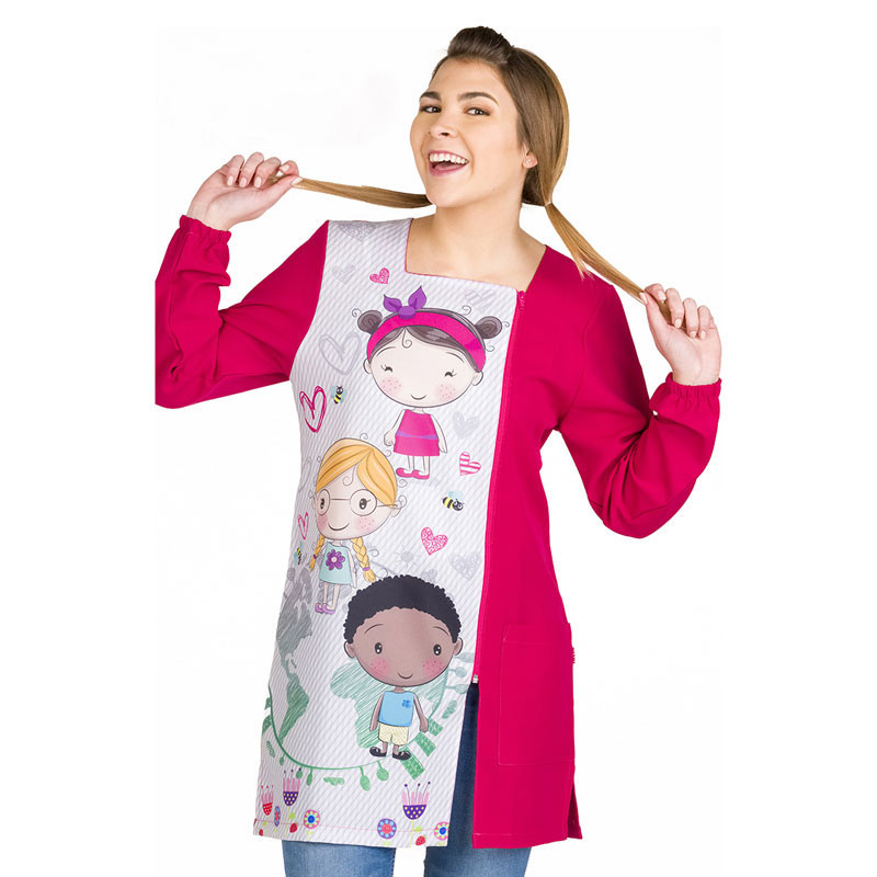 Bata de maestra niños del mundo Lacla - Envío Express
