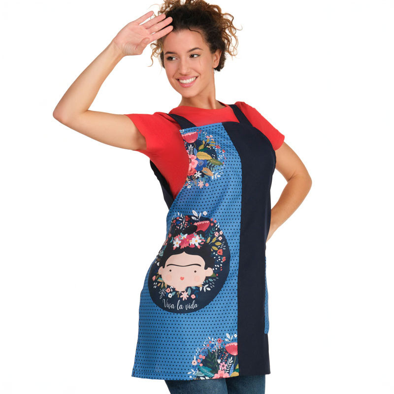 Estola azul marino Viva la Vida Flores - Lacla