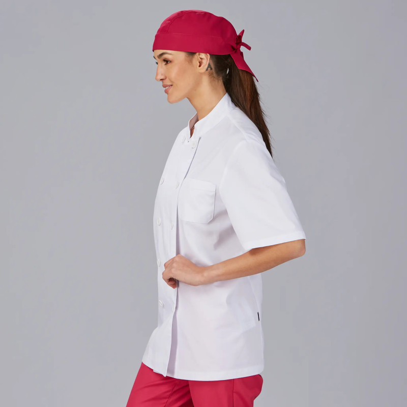 Chaquetilla de cocinero popelín fino blanco - Gary's 916000