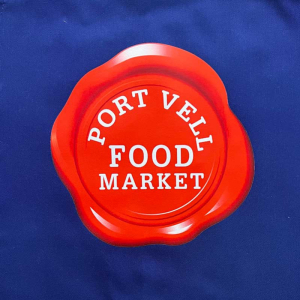 Delantales con logo para Food Market
